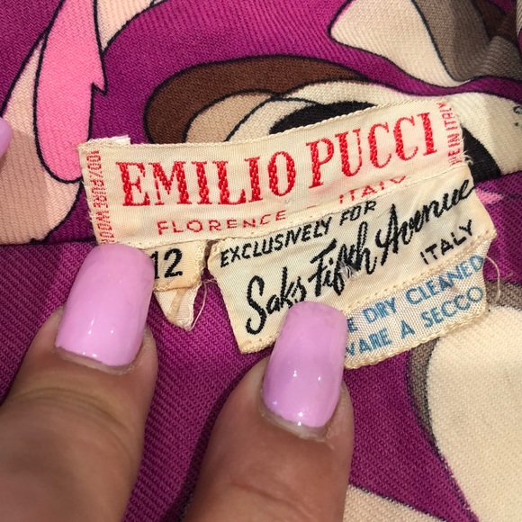 Vintage Emilio Pucci floral sleeveless coat dress - Picture 6 of 16